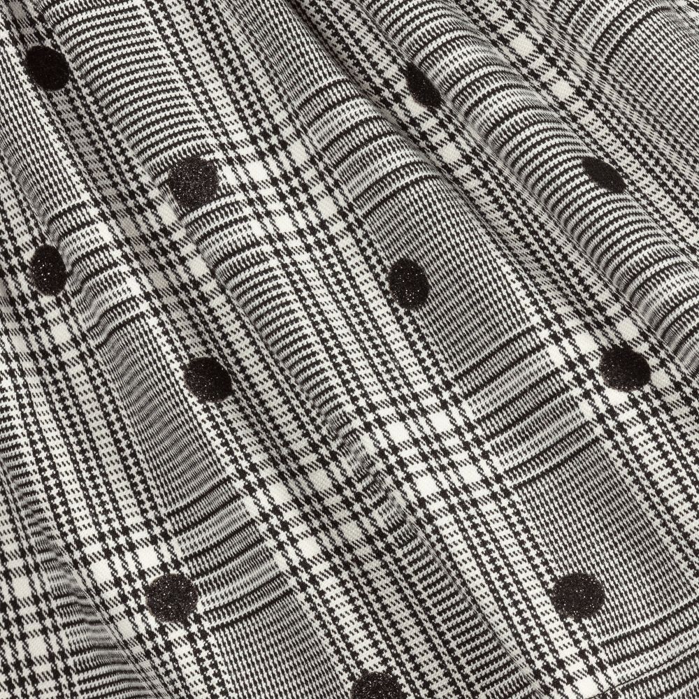 Mayoral-Black & Ivory Check Skirt | Childrensalon Outlet
