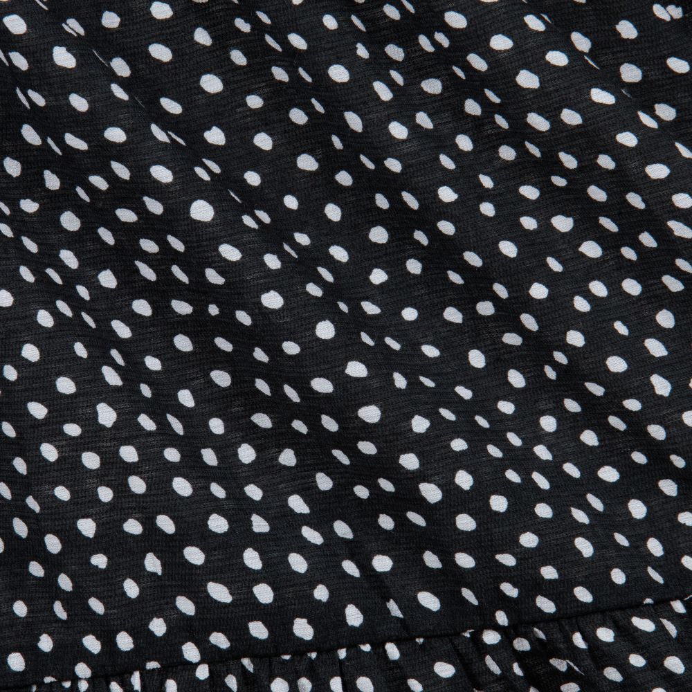 Mayoral-Black Polka Dot Dress | Childrensalon Outlet