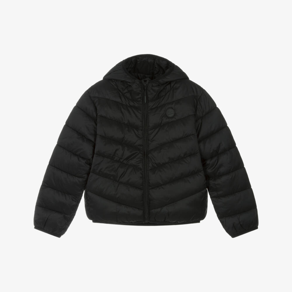 Mayoral-Black Puffer Jacket | Childrensalon Outlet