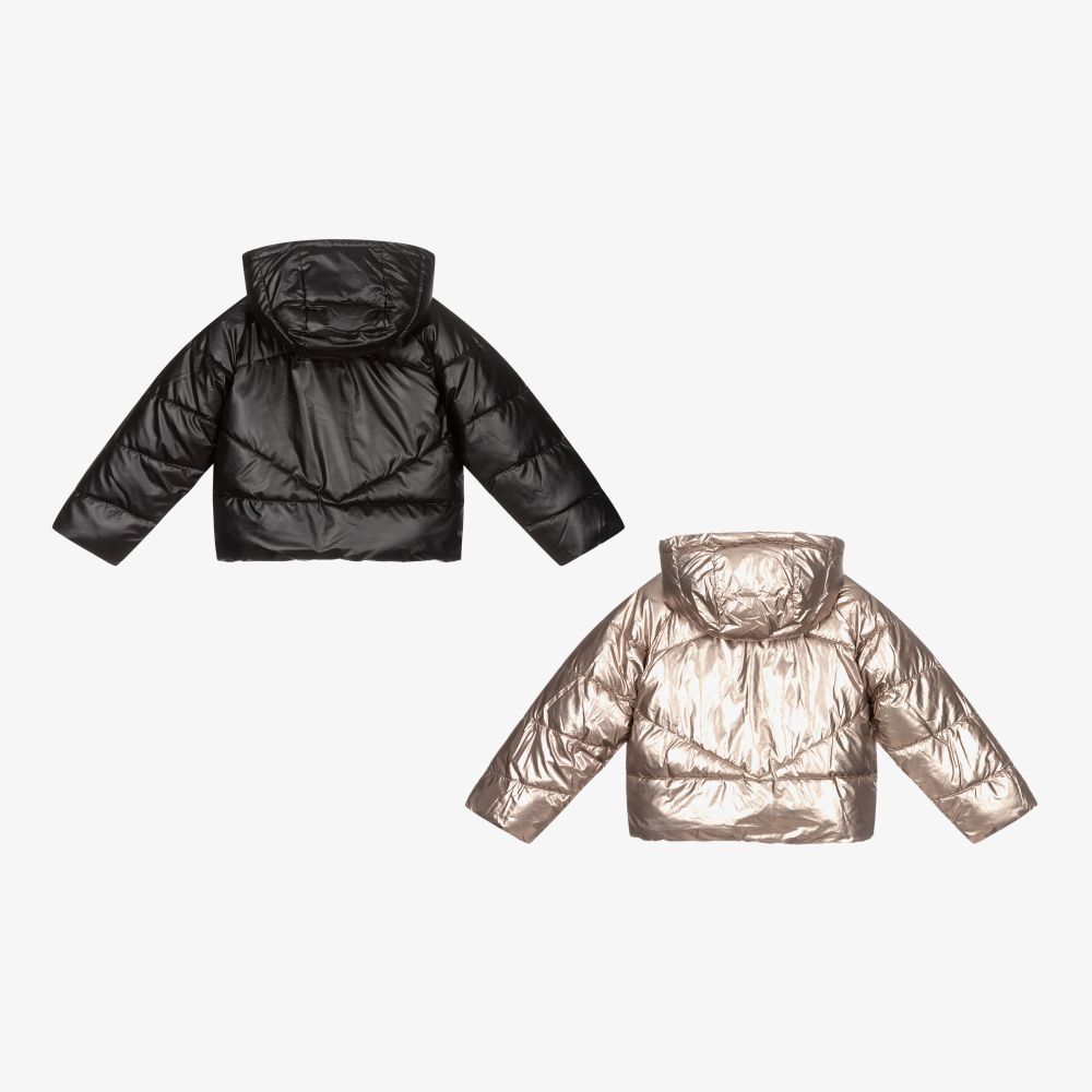 Mayoral-Черная двусторонняя куртка | Childrensalon Outlet