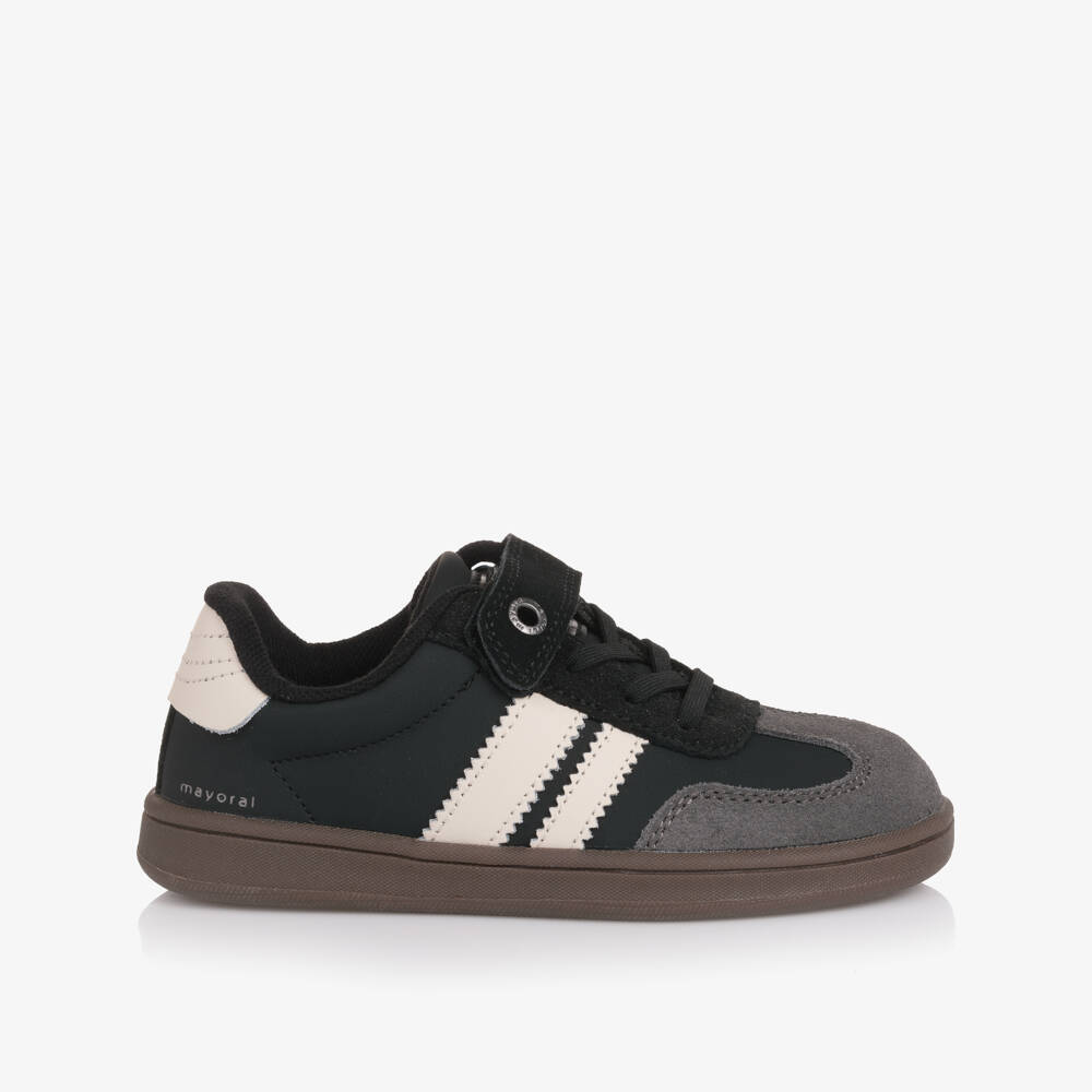 Mayoral-Black T-toe Style Trainer | Childrensalon Outlet