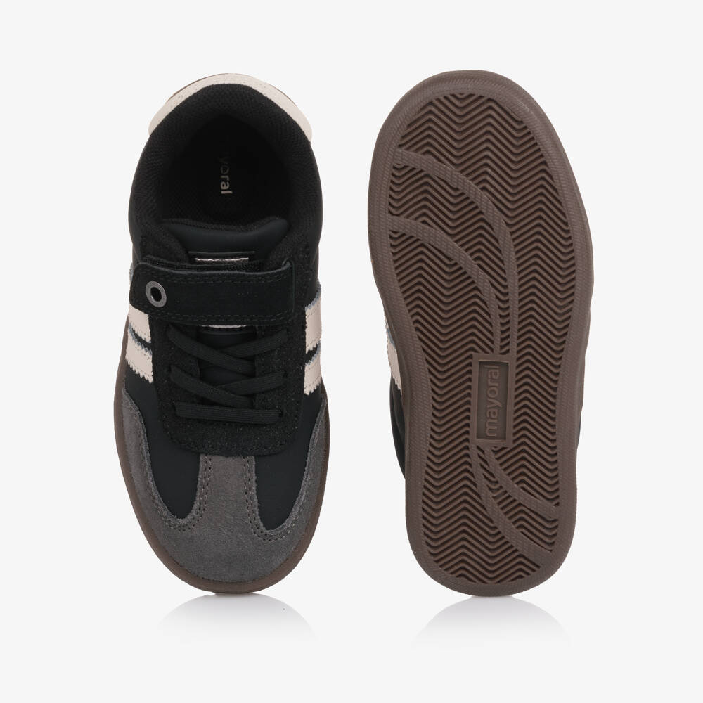 Mayoral-Black T-toe Style Trainer | Childrensalon Outlet