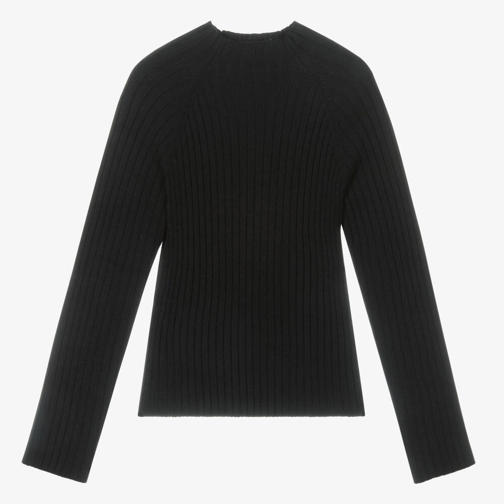 Mayoral - Black Turtle Neck Sweater | Childrensalon