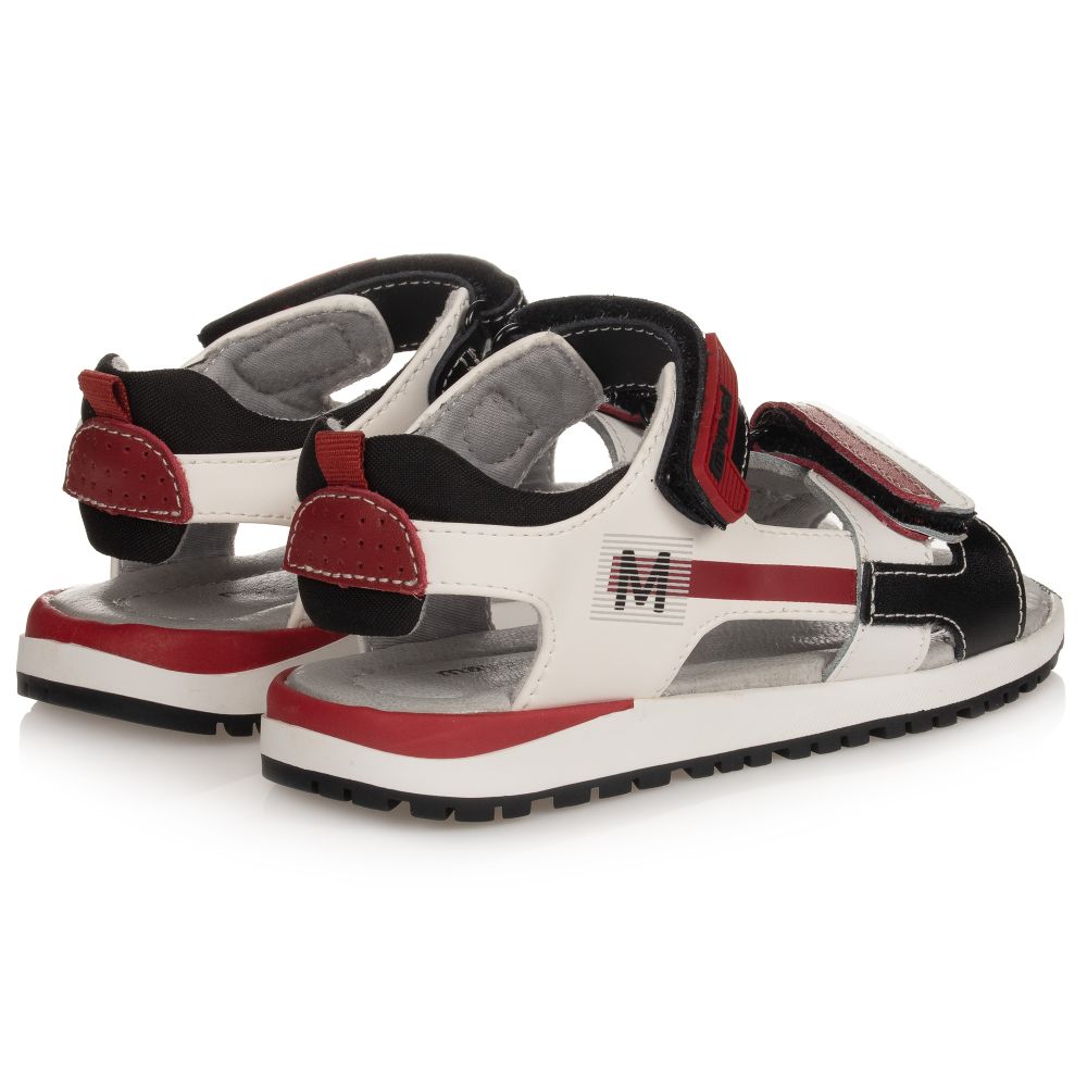 Mayoral-Черно-белые сандалии | Childrensalon Outlet