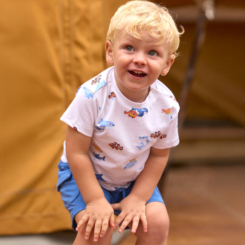 Mayoral-Blue 2 Pack T-shirts | Childrensalon Outlet