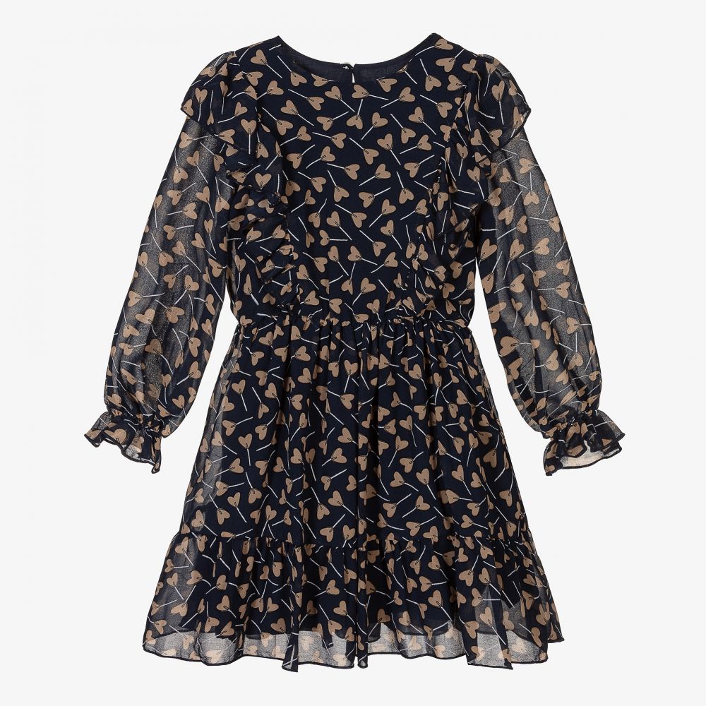 Beige chiffon dress hot sale