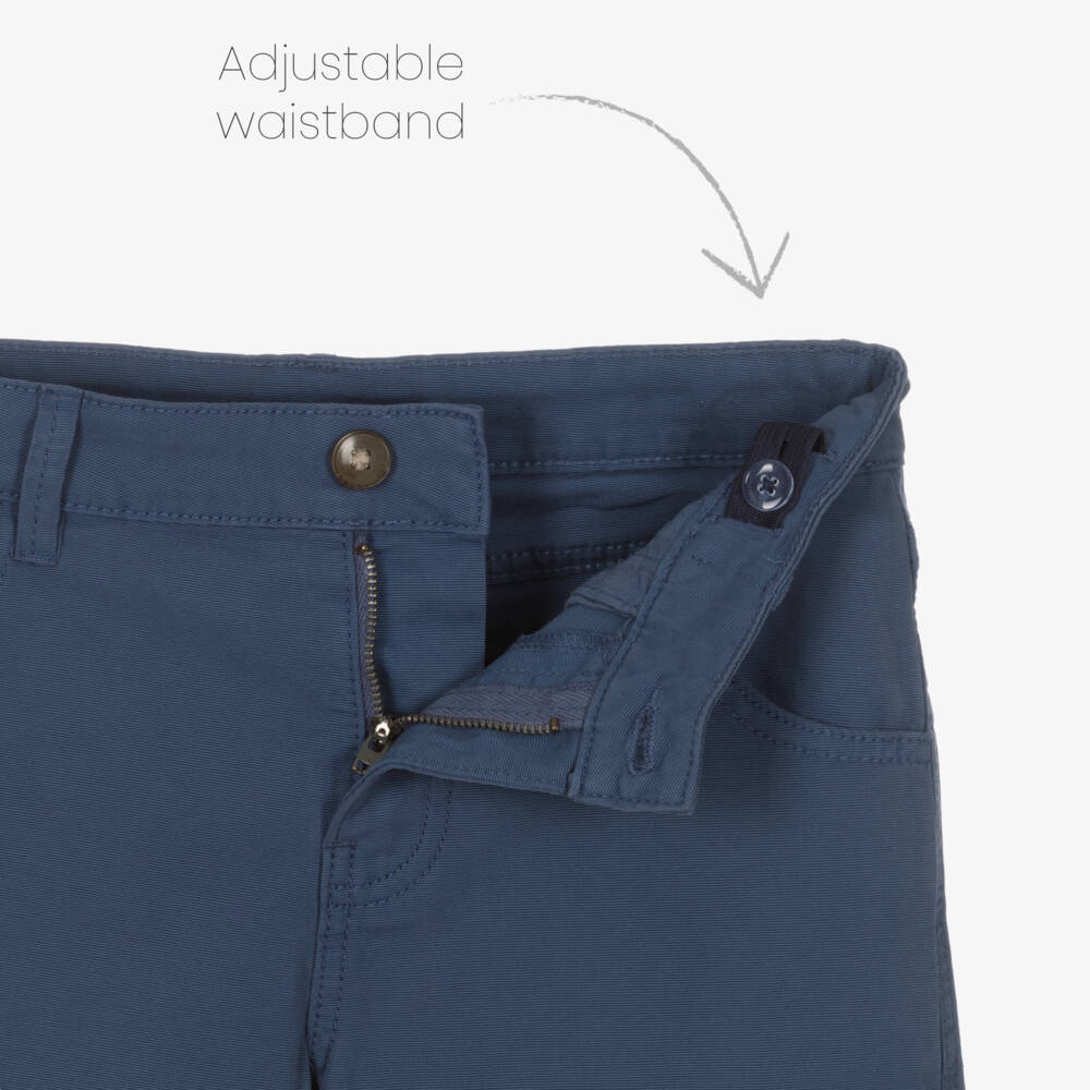 Mayoral Nukutavake-Blue Cargo Short | Childrensalon Outlet