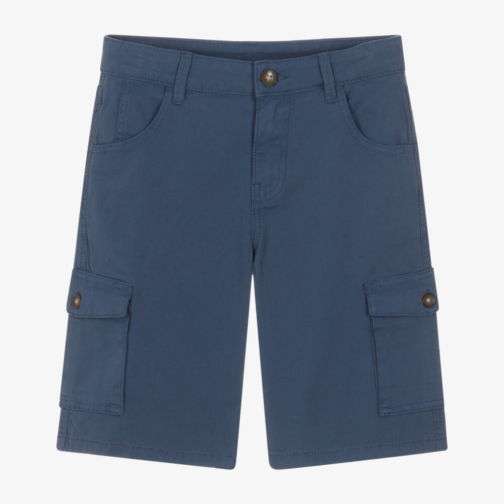 Mayoral Nukutavake-Blue Cargo Short | Childrensalon Outlet