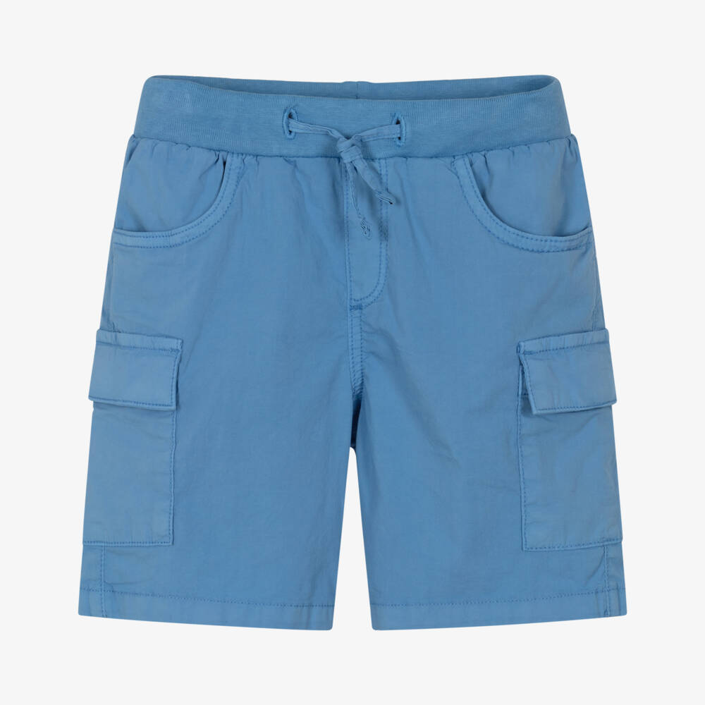 Mayoral-Blue Caro Shorts | Childrensalon Outlet