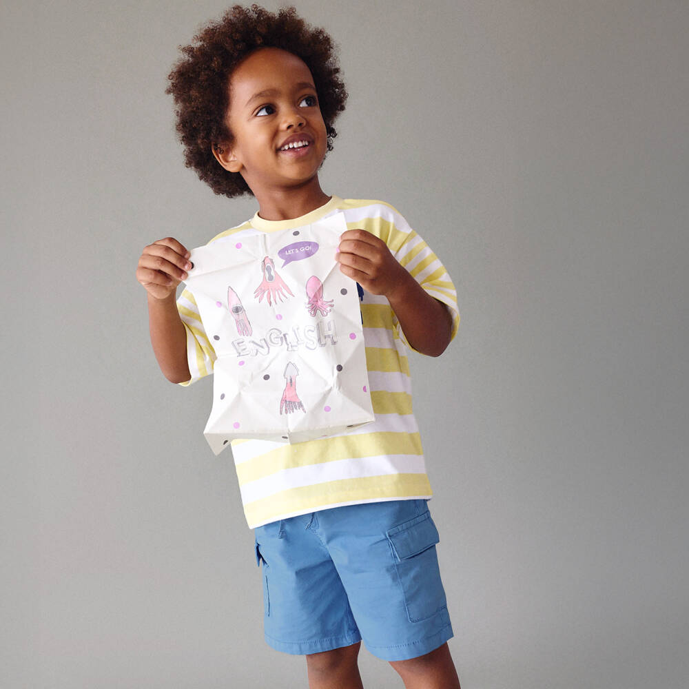 Mayoral-Blue Caro Shorts | Childrensalon Outlet