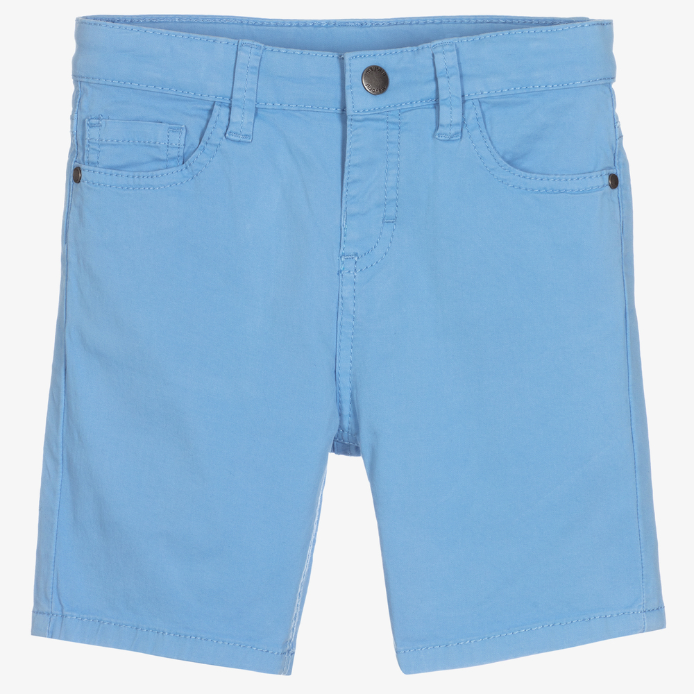 Mayoral - Blaue Bermudas aus Baumwolle | Childrensalon