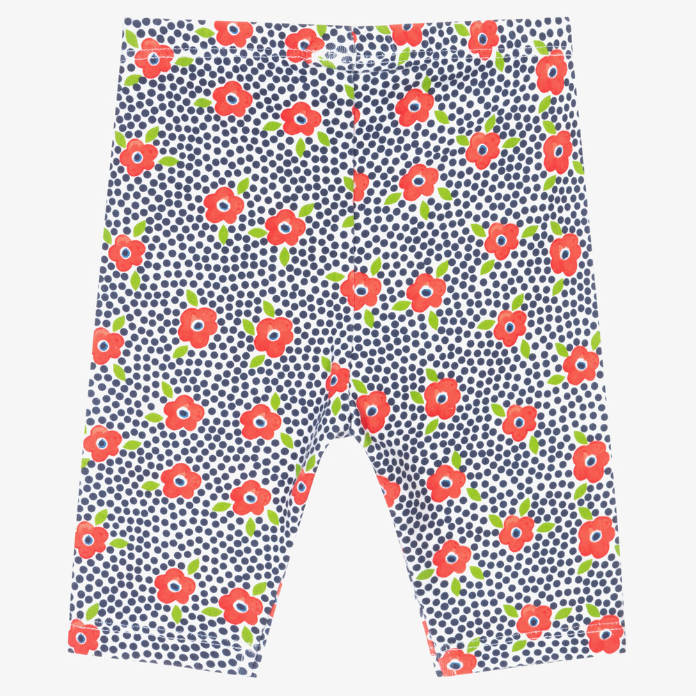 مايورال-ليغنغز أطفال بناتي قطن جيرسي لون كحلي بطبعة ورود | Childrensalon Outlet