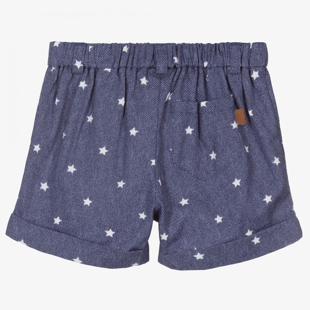Mayoral Для новорожденных-Синие шорты из хлопкового твила для малышей | Childrensalon Outlet