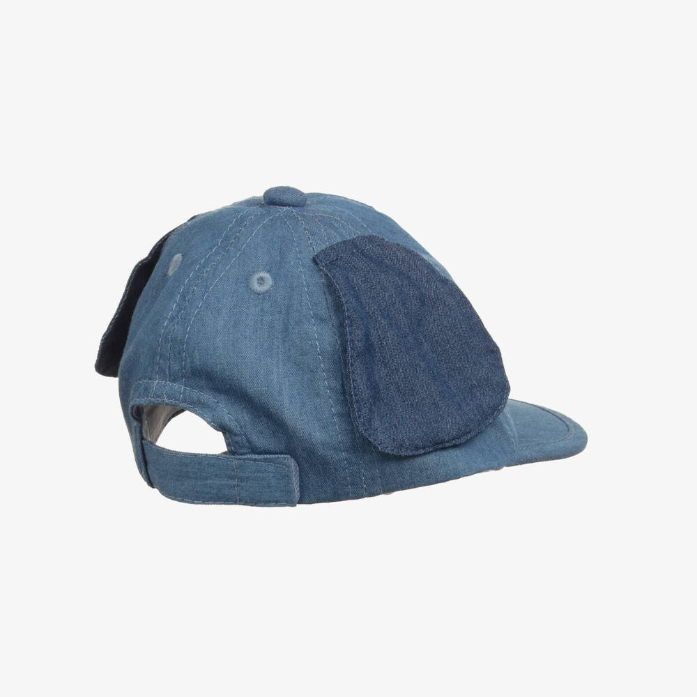 Mayoral Newborn-Blue Denim Dog Cap | Childrensalon Outlet