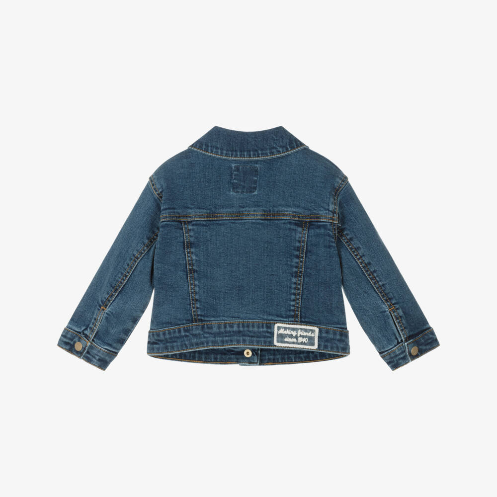Mayoral-Blue Denim Jacket | Childrensalon Outlet