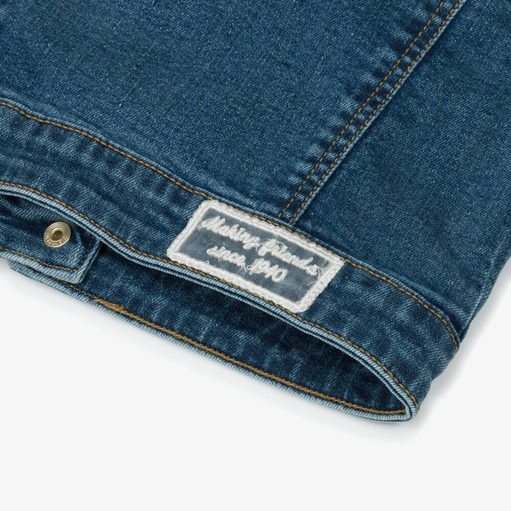 Mayoral-Blue Denim Jacket | Childrensalon Outlet