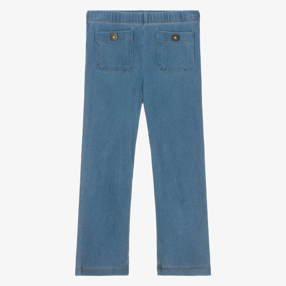 Mayoral-Blue Falred Jeggings | Childrensalon Outlet
