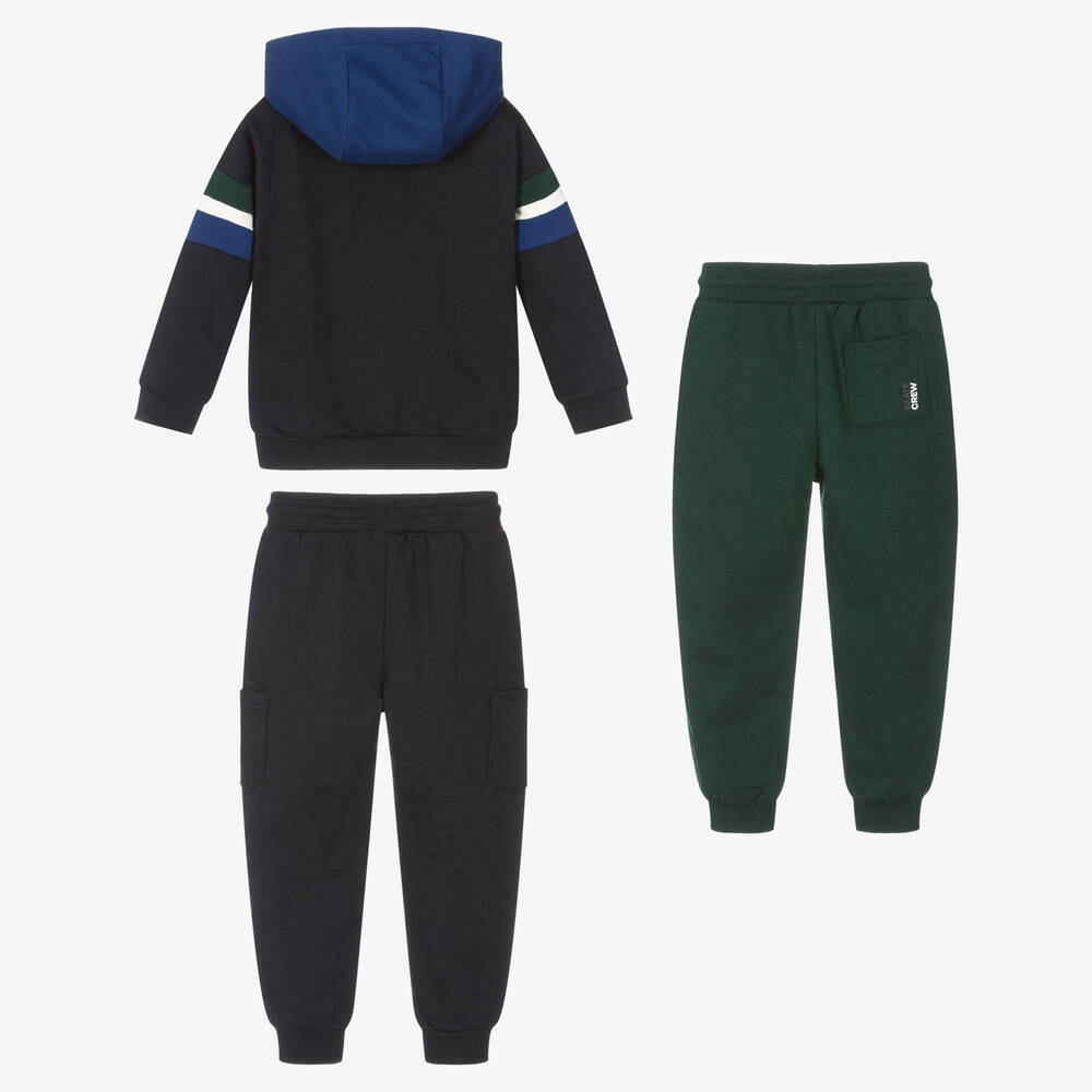 Mayoral-Blue & Green Tracksuit Set | Childrensalon Outlet