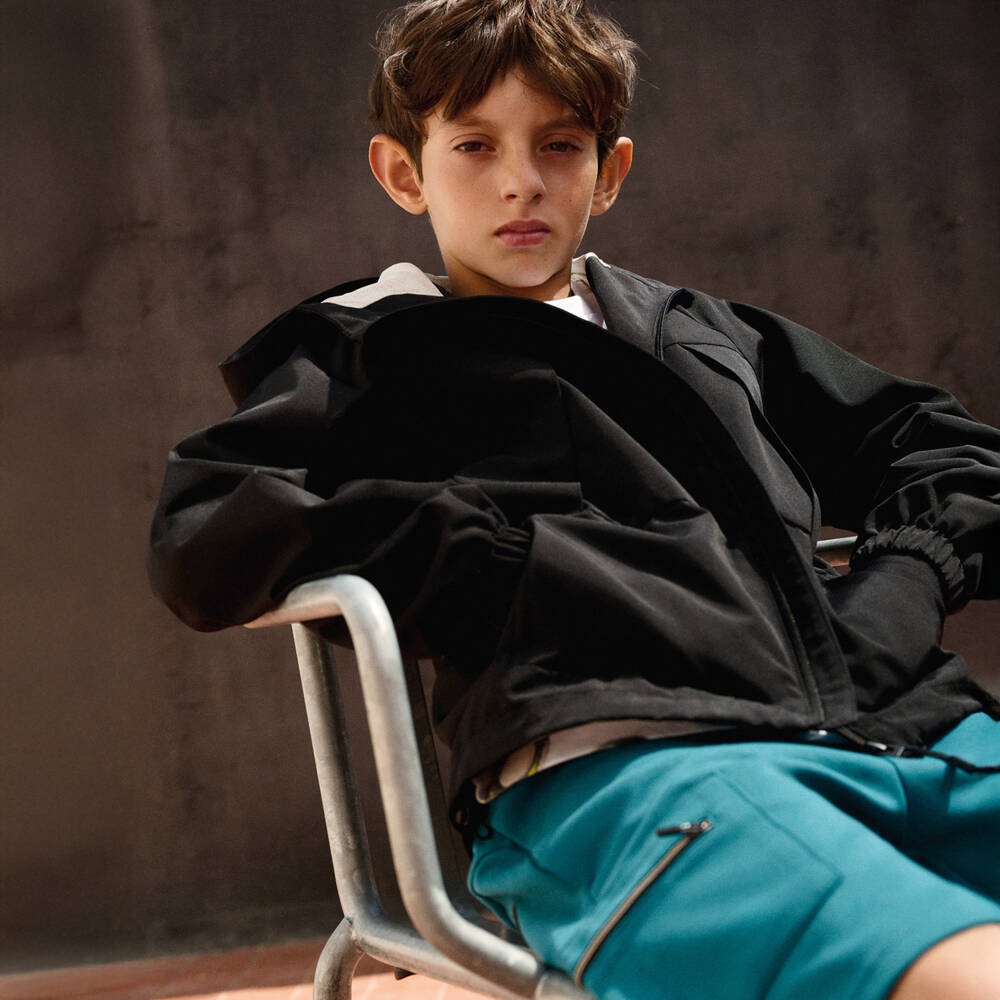 Mayoral Nukutavake-Blue Jersey Short | Childrensalon Outlet