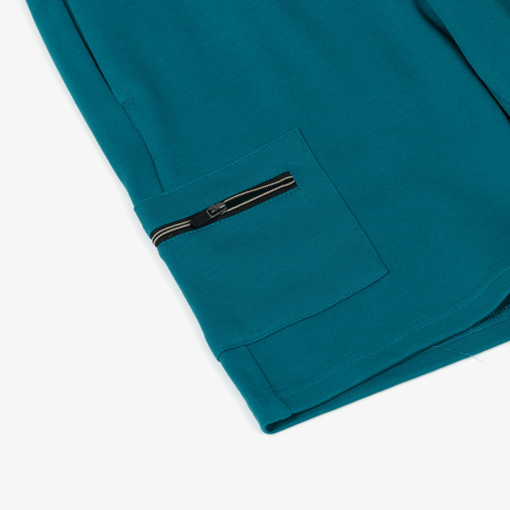 Mayoral Nukutavake-Blue Jersey Short | Childrensalon Outlet