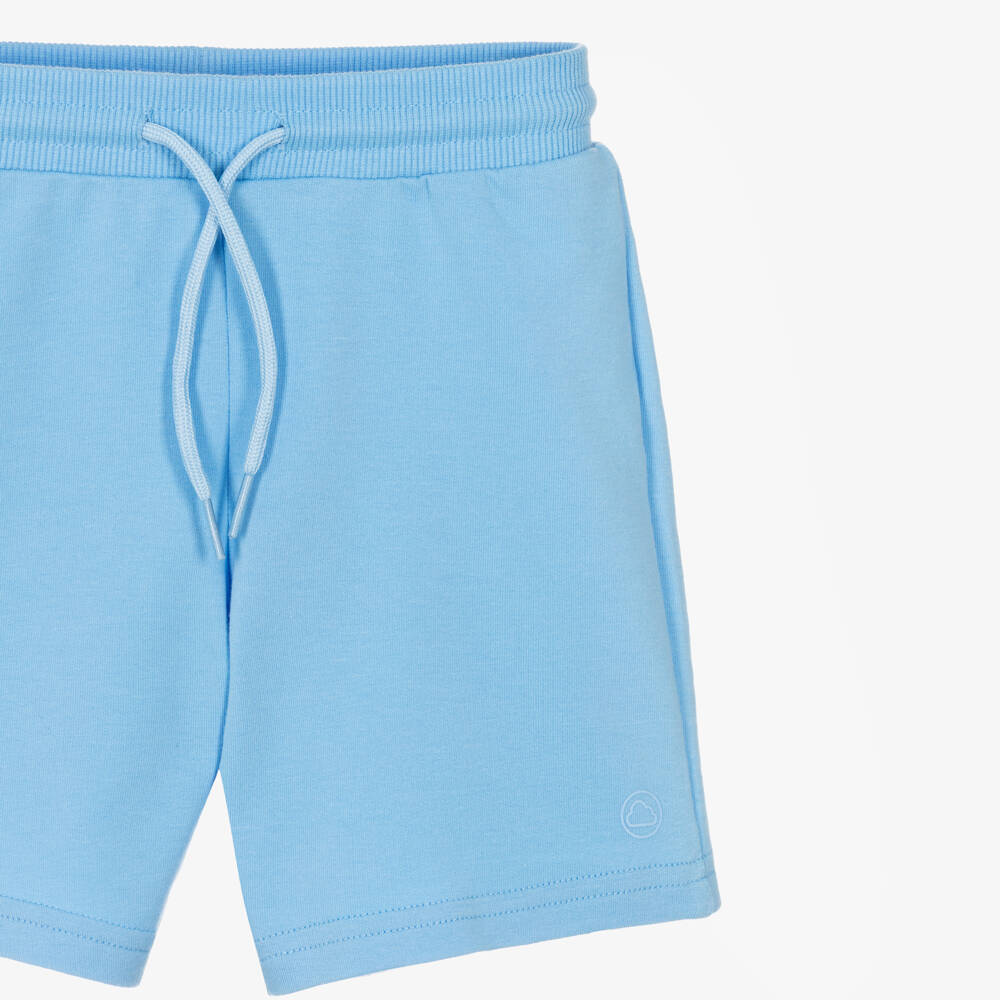 Mayoral-Blue Jersey Shorts | Childrensalon Outlet