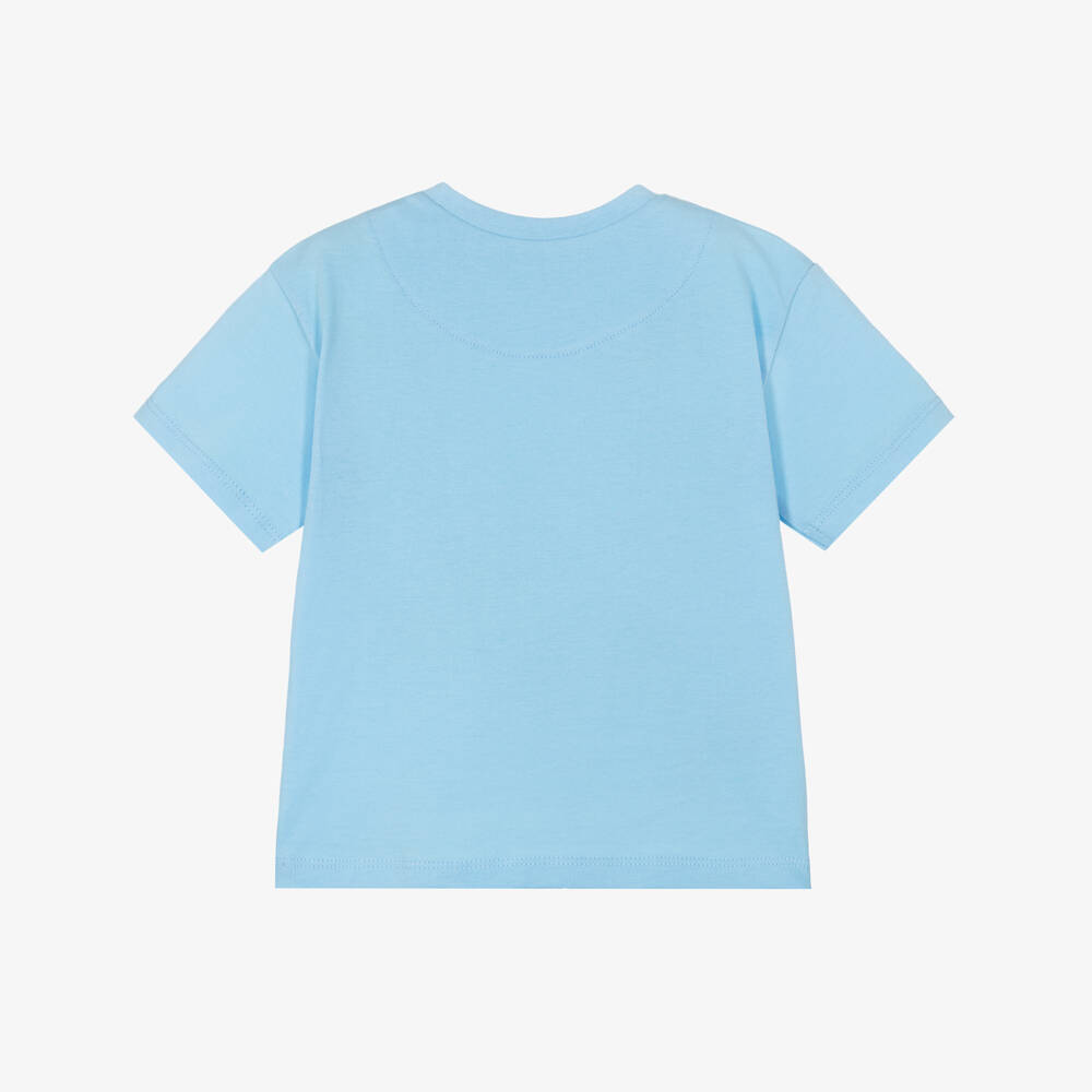 Mayoral-Blue Logo T-shirt | Childrensalon Outlet