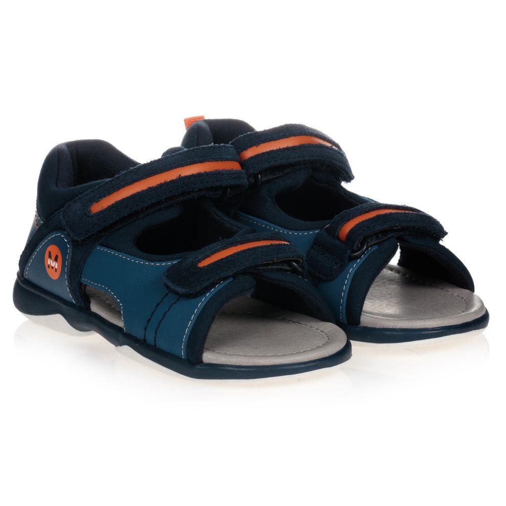Mayoral-Blue & Orange Sandals | Childrensalon Outlet
