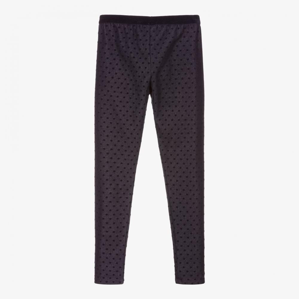 Mayoral-Синие легинсы в горошек | Childrensalon Outlet