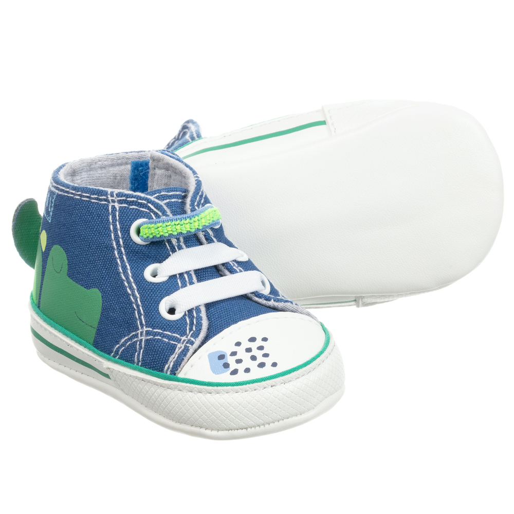 Mayoral Newborn - Blue Pre-Walker Shoes | Childrensalon