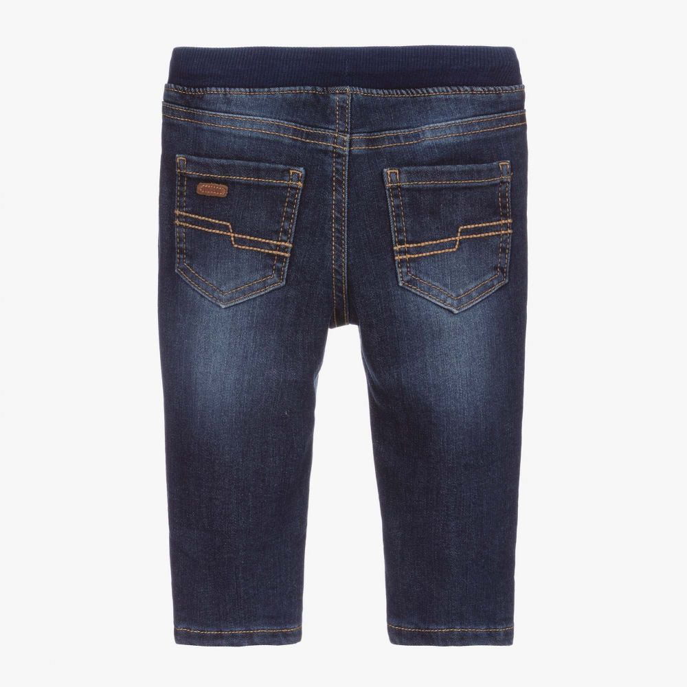 مايورال-جينز دنيم أطفال ولادي بقصة عادية لون أزرق | Childrensalon Outlet