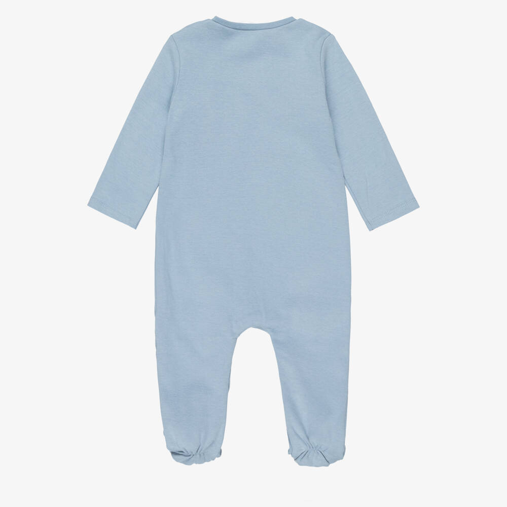 Mayoral Newborn-Blue Safari 2 Pack Babygrow Set | Childrensalon Outlet