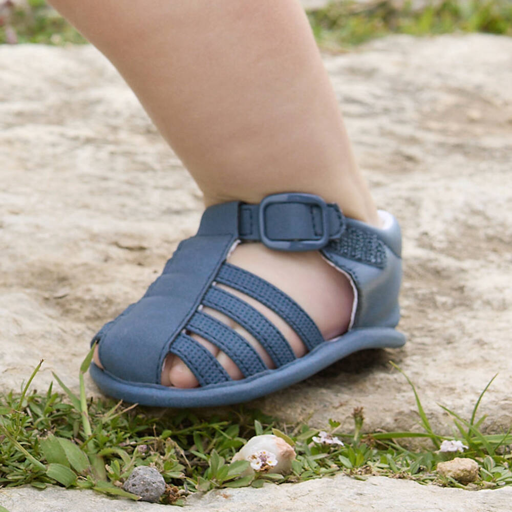 Mayoral Newborn-Blue Sandal Pre Walker | Childrensalon Outlet