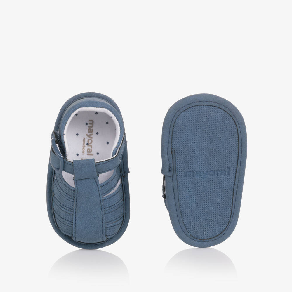 Mayoral Newborn-Blue Sandal Pre Walker | Childrensalon Outlet