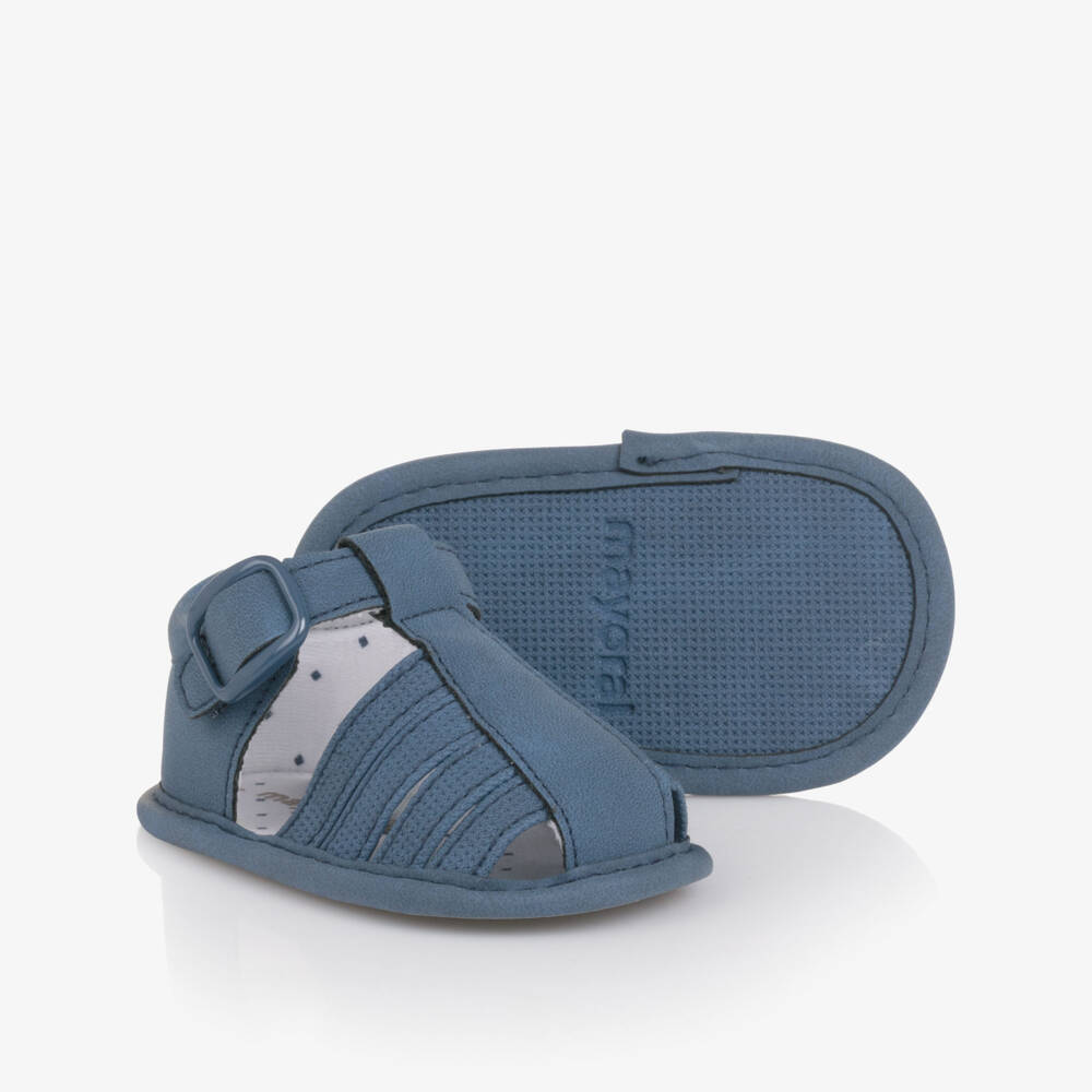 Mayoral Newborn-Blue Sandal Pre Walker | Childrensalon Outlet