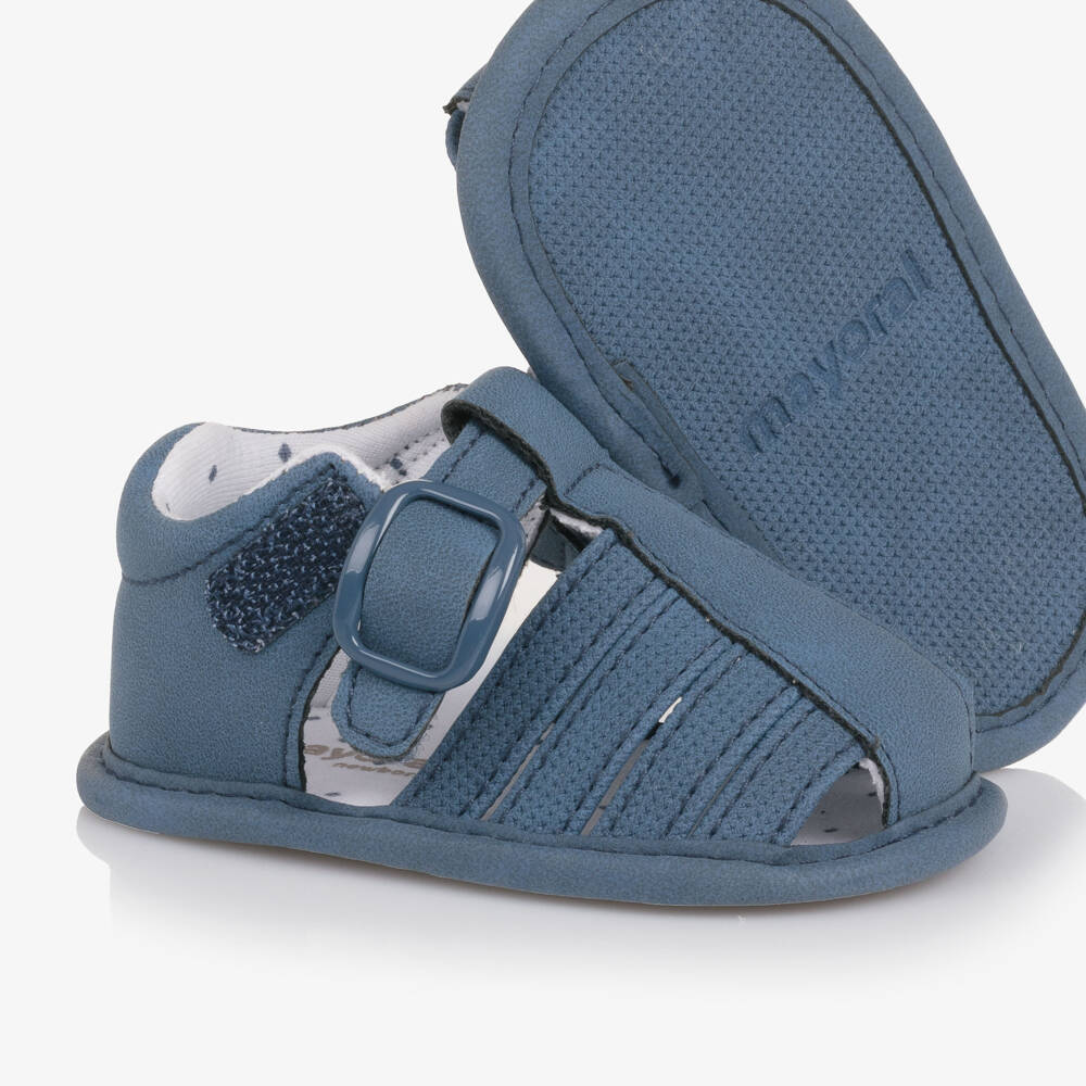 Mayoral Newborn-Blue Sandal Pre Walker | Childrensalon Outlet