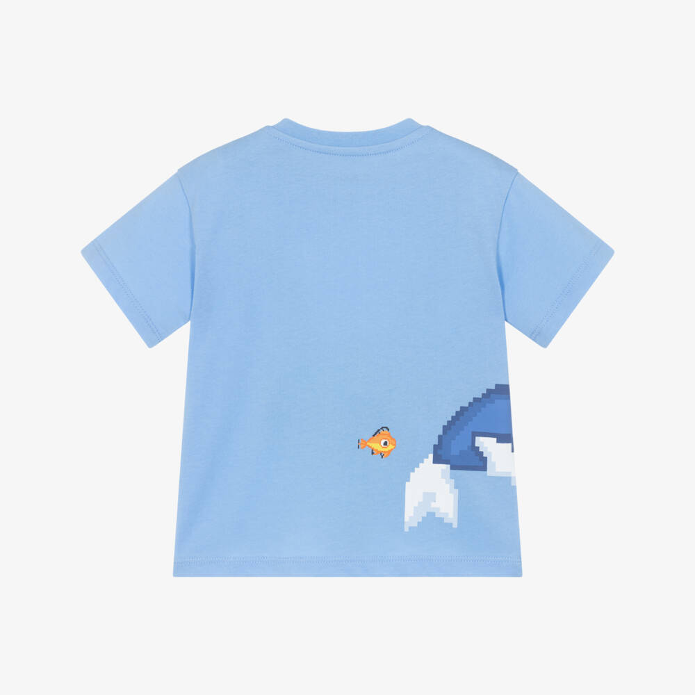 Mayoral-Blue Shark T-shirt | Childrensalon Outlet