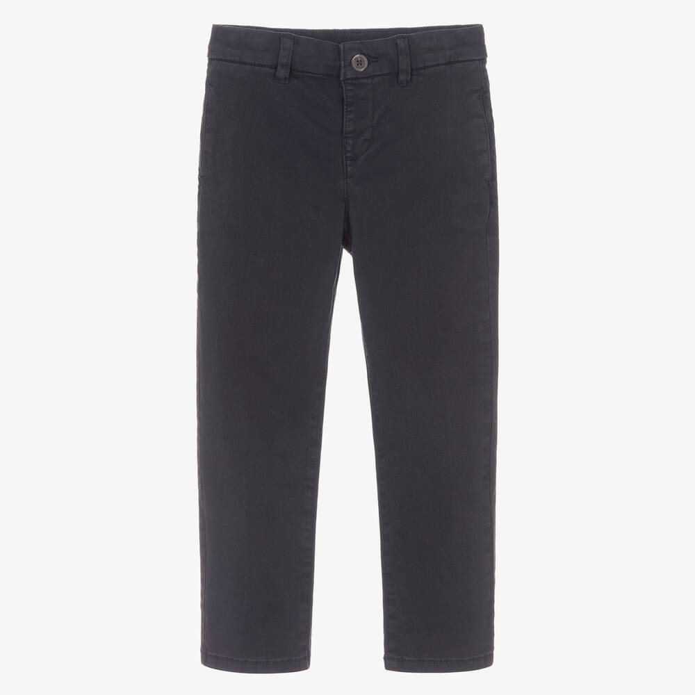 Mayoral - Blue Slim Fit Chino Trousers | Childrensalon