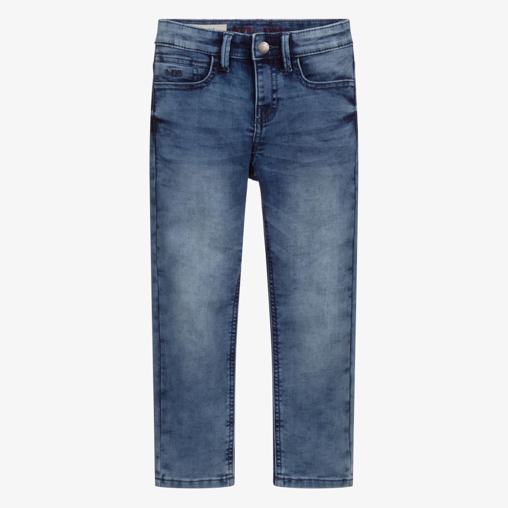 Mayoral - Jean slim bleu en denim | Childrensalon