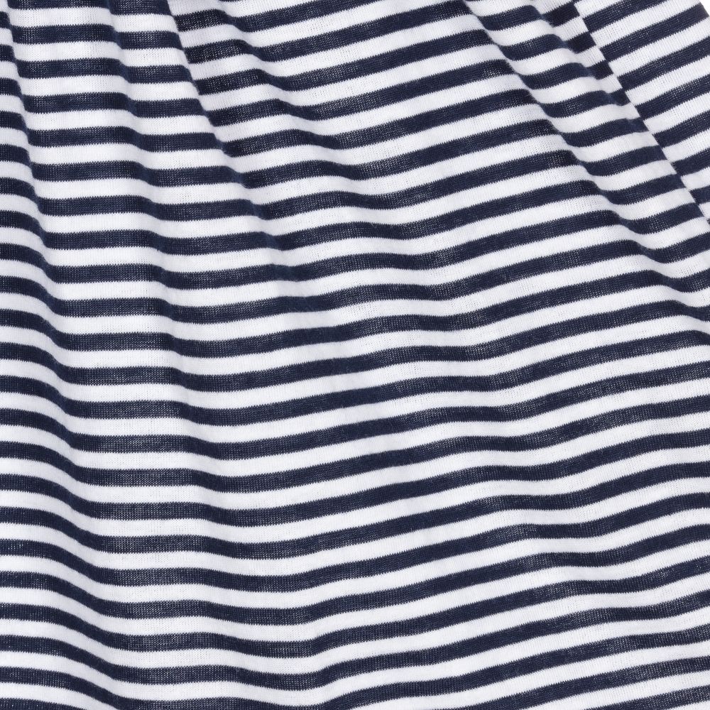 Mayoral-Синее хлопковое платье в полоску | Childrensalon Outlet