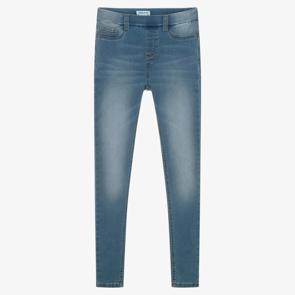 Mayoral - Jegging ultra-skinny bleu | Childrensalon