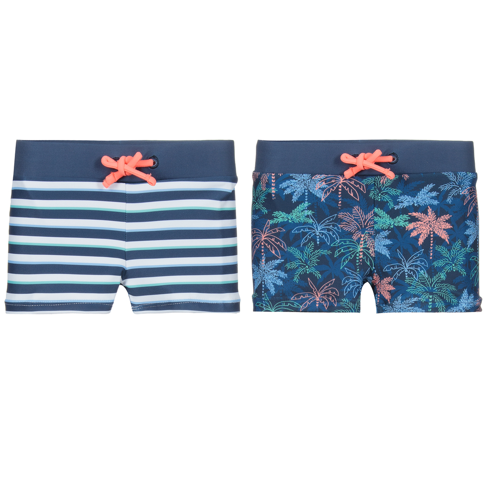 Mayoral - Shorts de bain bleu (x 2) | Childrensalon