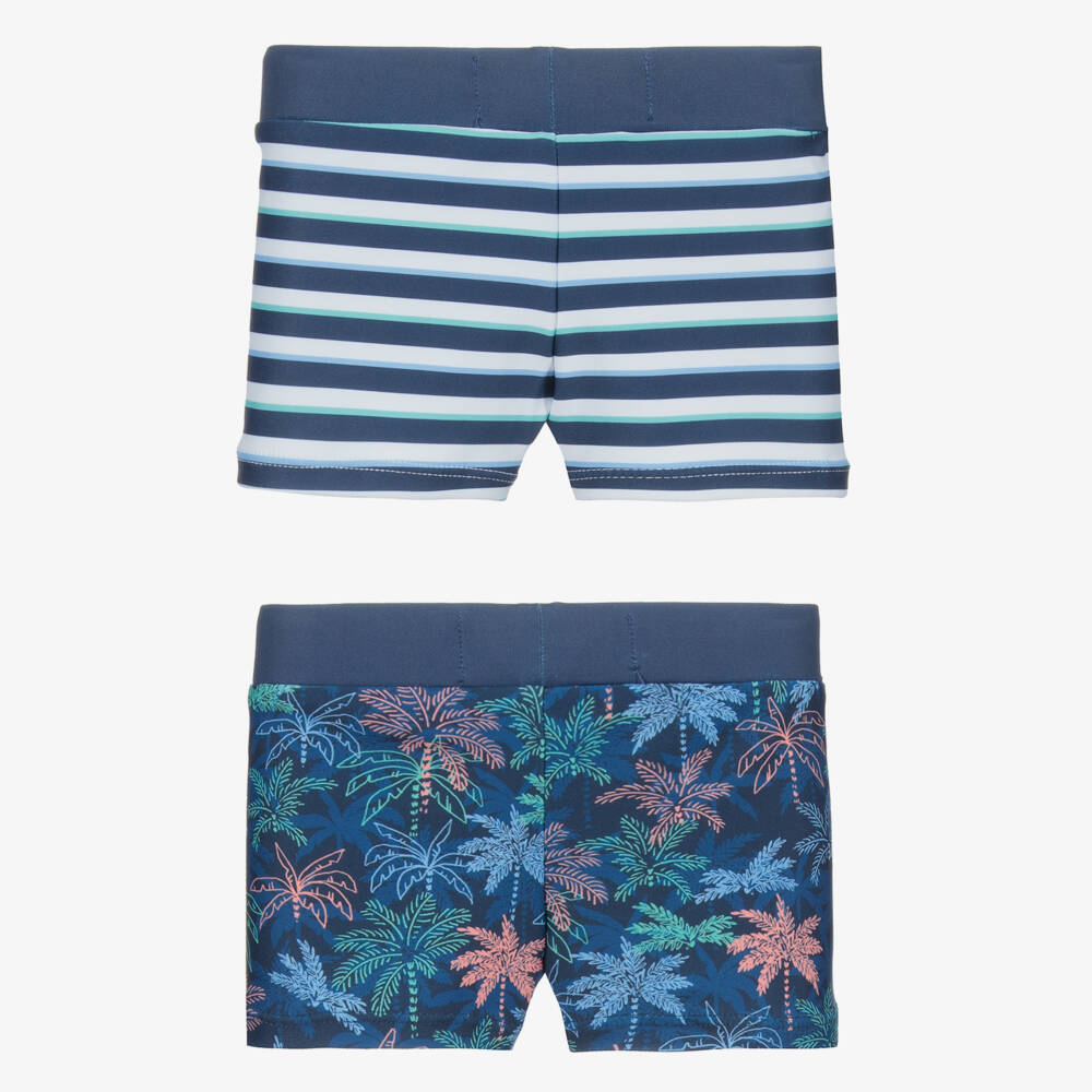 Mayoral-Blue Swim Shorts (2 Pack) | Childrensalon Outlet
