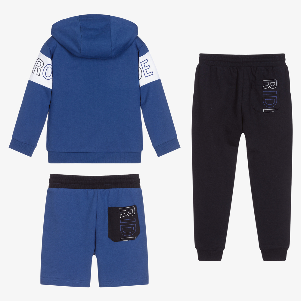 Mayoral-Blue Three Piece Tracksuit | Childrensalon Outlet