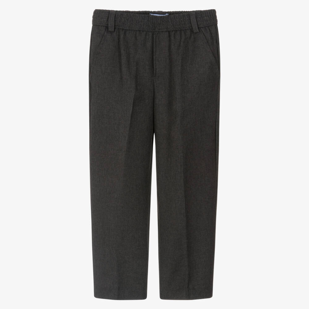 Mayoral-Boy Grey Trousers | Childrensalon Outlet