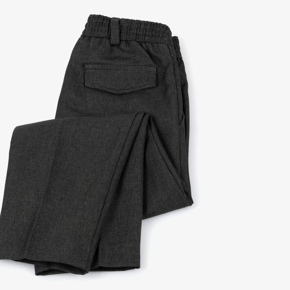 Mayoral-Boy Grey Trousers | Childrensalon Outlet