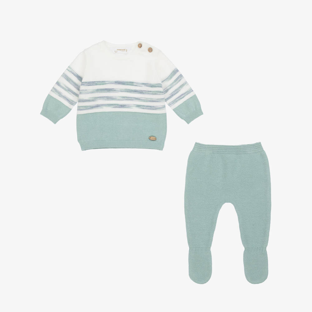 Mayoral Newborn-Boy's Soft Knit 2-Piece Set | Childrensalon Outlet