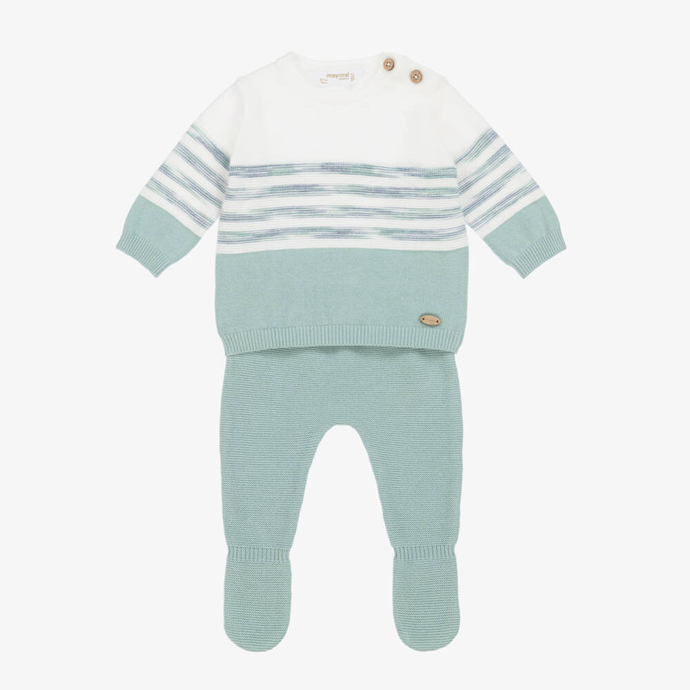 Mayoral Newborn-Boy's Soft Knit 2-Piece Set | Childrensalon Outlet