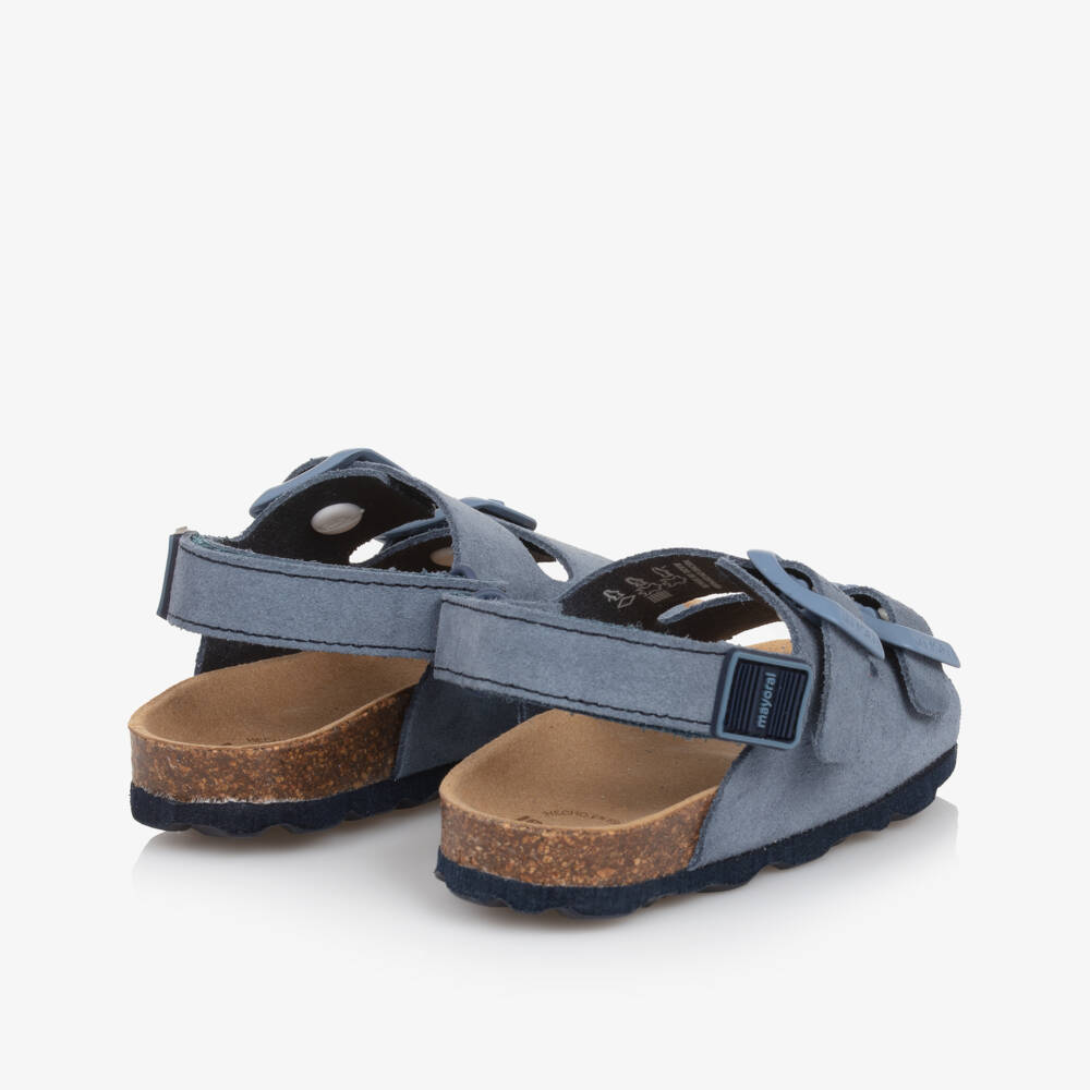 Mayoral-Boys Azure Suede Walkers | Childrensalon Outlet