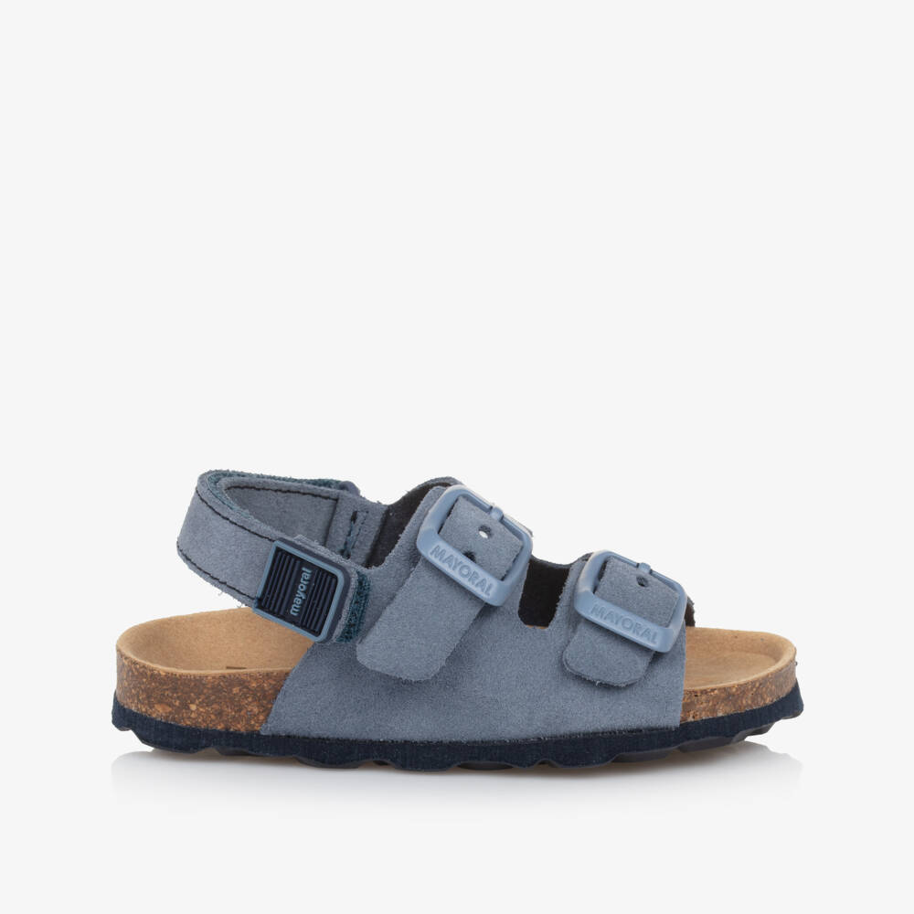 Mayoral-Boys Azure Suede Walkers | Childrensalon Outlet