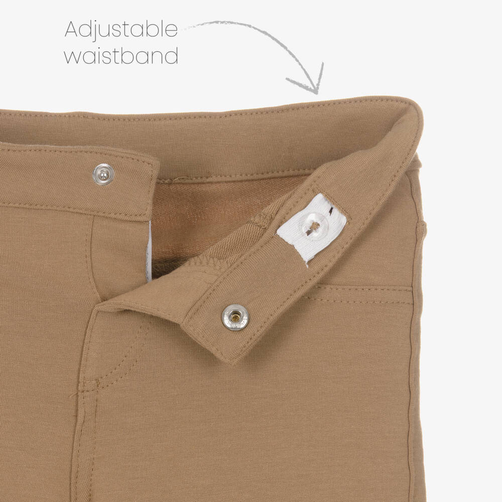 Mayoral-Boys Beige Bear Outfit Set | Childrensalon Outlet